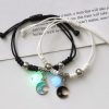 Luminous Star Matching Charm Bracelets Set of 2