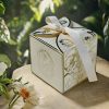 Luxury Gold Wedding Candy Boxes 400PCS Paper Gift Box