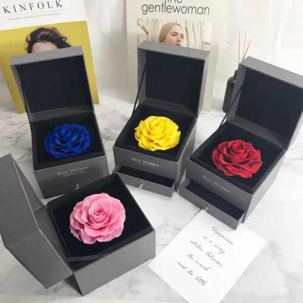 Luxury Preserved Eternal Rose Gift Box