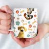 Made Of Love, Fur And A Whole Lot Of Treats - Dog Personalized Custom 3D Inflated Effect Printed Mug - Gift For Pet Owners, Pet Lovers