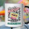 Made to Worship Christian Retro Personalized Mug, Psalm 150:6 Bible Verse Gift with Custom Name