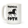 Magical Goth Unicorn Coffee Mug