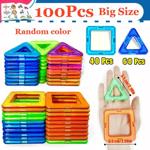 Magnetic Building Blocks Big Size and Mini Size