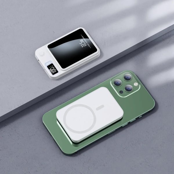 Magnetic Wireless Led Display Fast Charging Power Bank