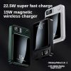 Magnetic Wireless Led Display Fast Charging Power Bank