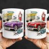 Main St Next Exit Vintage Car Design - Personalized Custom Coffee Mug - HOB031_MG