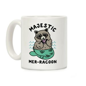 Majestic Mer-Raccoon Coffee Mug