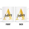 Make Every Sip Shine Like Gold Featuring Initial Letter - Personalized Custom Coffee Mug - FAM230_MG