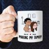 Making My Family Personalized Couple Coffee Mug - Gift For Couple