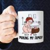 Making My Family Personalized Funny Couple Coffee Mug Gift For Couple