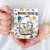 Mama Bear, Always There - Family Personalized Custom 3D Inflated Effect Printed Mug - Mother's Day, Gift For Mom, Grandma