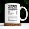Mama Bear, Bear and Flowers Design - Personalized Custom Coffee Mug - MOM101_MG