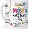 Mama Inspirational Coffee Mug Cute Affirmation Quote Ceramic Mug for Daily Coffee Tea, Gift for Mom from Daughter Son Kids Husband, Birthday Mothers Day Christmas Gift