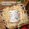 Mama Inspirational Coffee Mug Cute Affirmation Quote Ceramic Mug for Daily Coffee Tea, Gift for Mom from Daughter Son Kids Husband, Birthday Mothers Day Christmas Gift