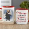 Marriage An Endless Sleepover With Your Favorite Weirdo - Personalized Mug - Gift For Couple