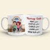 Marriage Goals List, Personalized Couple White Mug, Gift For Couples