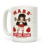 Mars Lifting Team Parody Coffee Mug