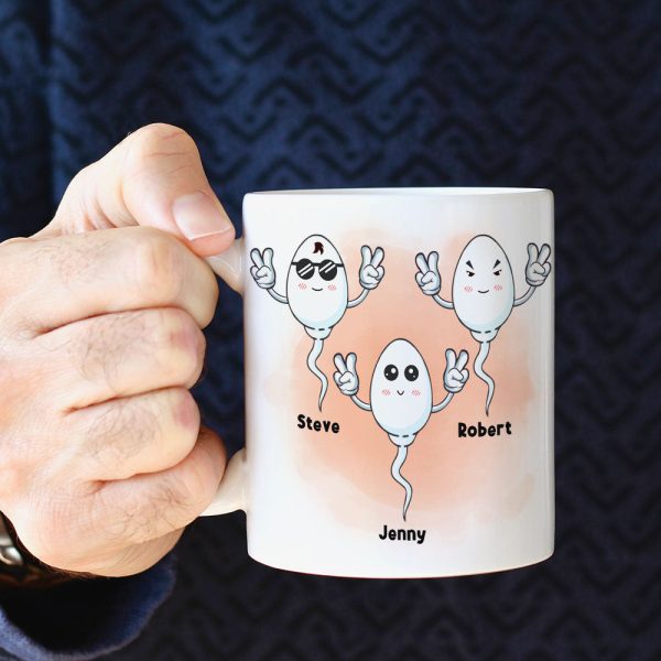 Massive Legends Came Out Of Your Little Wiener Personalized Mug, Gift For Father's Day