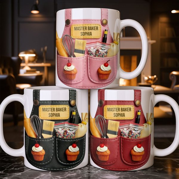 Master Baker And Delightful Baker's Craft - Personalized Custom Coffee Mug - JBS094_MG