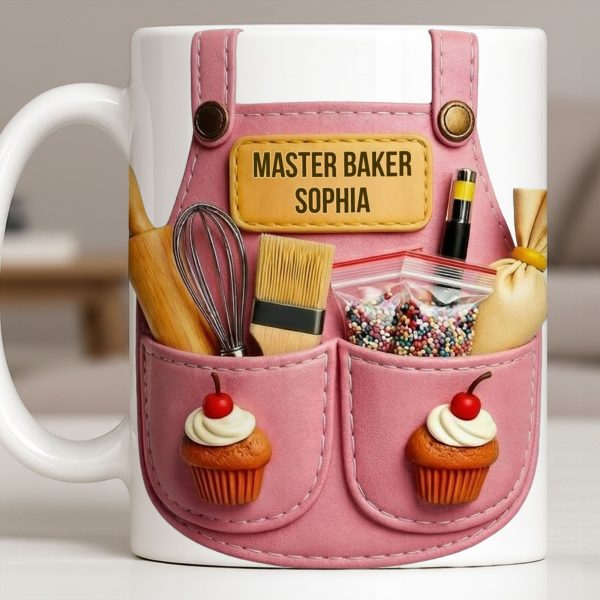 Master Baker And Delightful Baker's Craft - Personalized Custom Coffee Mug - JBS094_MG