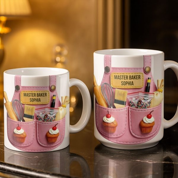 Master Baker And Delightful Baker's Craft - Personalized Custom Coffee Mug - JBS094_MG