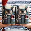 Master of Repairs, Tool Belt, Wrench, Tape Measure - Personalized Custom Coffee Mug - DAD062_MG