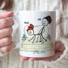 May All Your Ups And Downs Be Only In The Bedroom Personalized Coffee Mug, Funny Couple Gift
