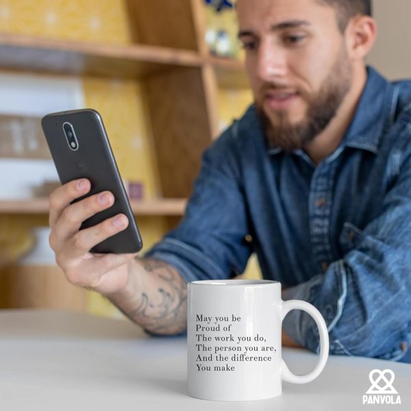 May You Be Proud Of The Work You Do Inspirational Coffee Mug, Motivational Gift for Women Men, Appreciation Gift for Coworker Friend Mom Dad