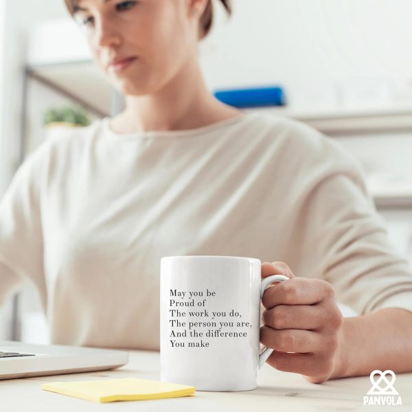 May You Be Proud Of The Work You Do Inspirational Coffee Mug, Motivational Gift for Women Men, Appreciation Gift for Coworker Friend Mom Dad