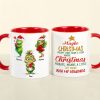Maybe Christmas Doesn't Come From A Store, Gift For Family, Personalized Mug, Green Kid Mug, Christmas Gift 03HTTI101123