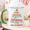 Maybe Christmas Doesn't Come From A Store, Gift For Family, Personalized Mug, Green Kid Mug, Christmas Gift 03HTTI101123