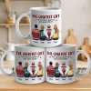 Maybe In Distance But Never At Heart - Family Personalized Custom Mug - Christmas Gift For Siblings, Brothers, Sisters