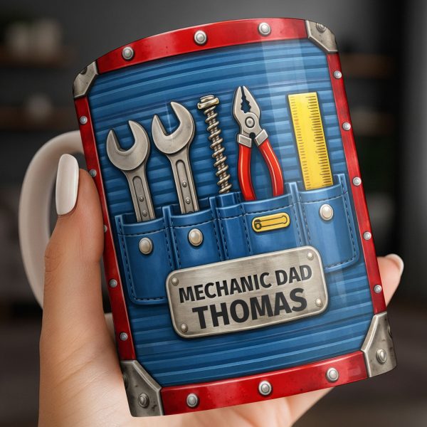 Mechanic Dad, Tools In My Classroom - Personalized Custom Coffee Mug - DAD296_MG