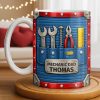Mechanic Dad, Tools In My Classroom - Personalized Custom Coffee Mug - DAD296_MG