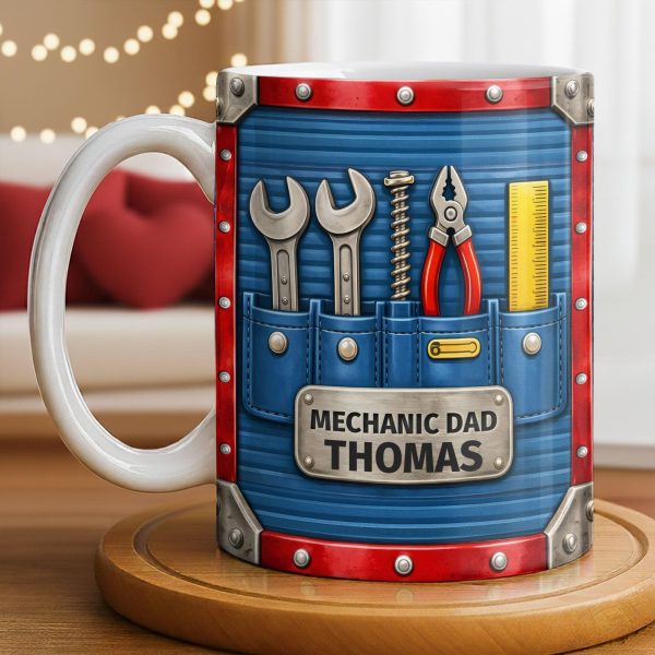 Mechanic Dad, Tools In My Classroom - Personalized Custom Coffee Mug - DAD296_MG