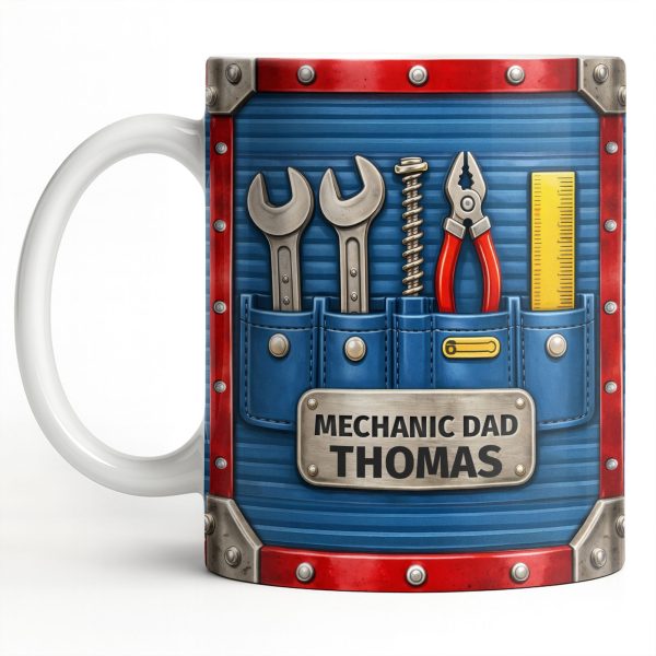 Mechanic Dad, Tools In My Classroom - Personalized Custom Coffee Mug - DAD296_MG