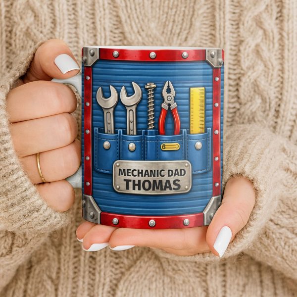 Mechanic Dad, Tools In My Classroom - Personalized Custom Coffee Mug - DAD296_MG