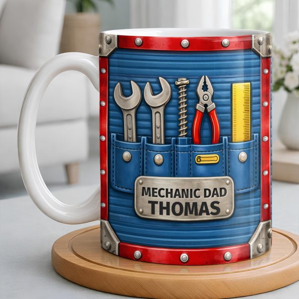 Mechanic Dad, Tools In My Classroom - Personalized Custom Coffee Mug - DAD296_MG