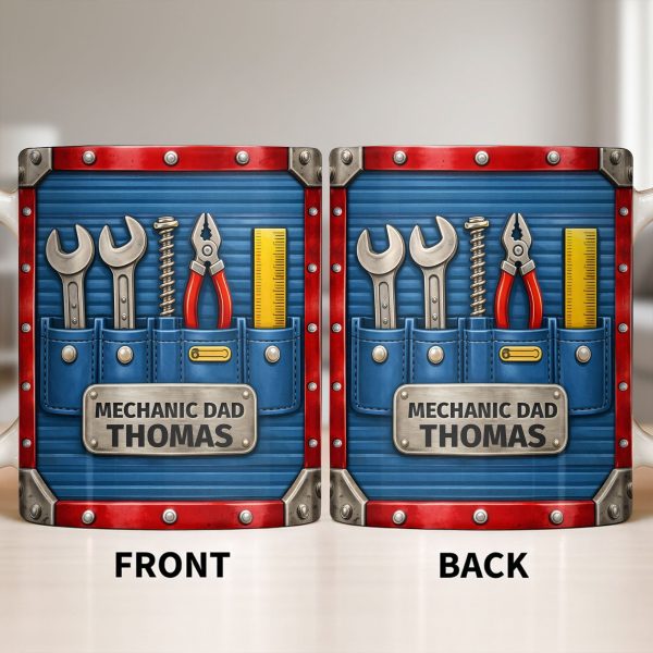 Mechanic Dad, Tools In My Classroom - Personalized Custom Coffee Mug - DAD296_MG