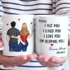 Meeting You Changed Everything - Couple Personalized Custom Mug - Gift For Husband Wife, Anniversary