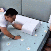 Memory Foam Couples Pillow With Arm Rest