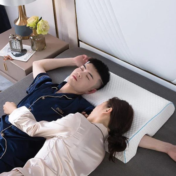 Memory Foam Couples Pillow With Arm Rest