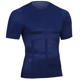 Men'S Body Shaper Slimming T-Shirt