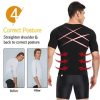 Men'S Body Shaper Slimming T-Shirt