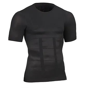 Men'S Body Shaper Slimming T-Shirt