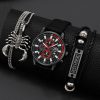 Men’s Minimal Quartz Watch Necklace and Bracelet Set