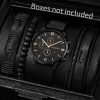 Men’s Quartz Watch and Bracelet Set 4 or 5 Pieces