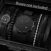 Men’s Quartz Watch and Bracelet Set 4 or 5 Pieces