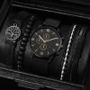Men’s Quartz Watch and Bracelet Set 4 or 5 Pieces