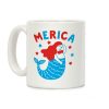 Merica Mermaid Coffee Mug